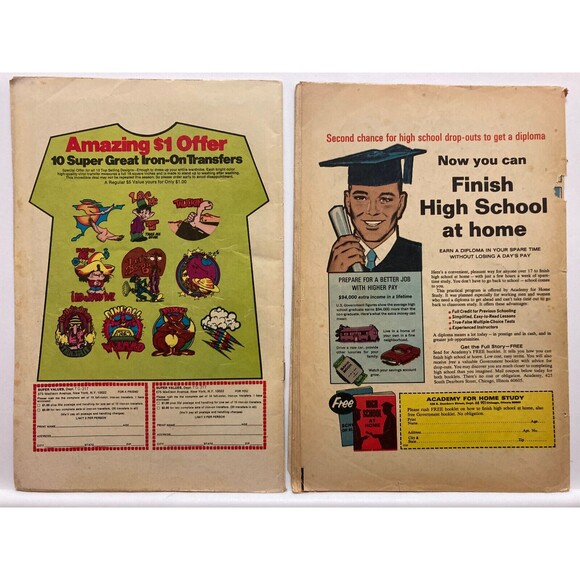 Flintstones and Peebles 1971 Comic Books • Vintage lot of 2 • Ray Dirgo - Picture 2 of 4